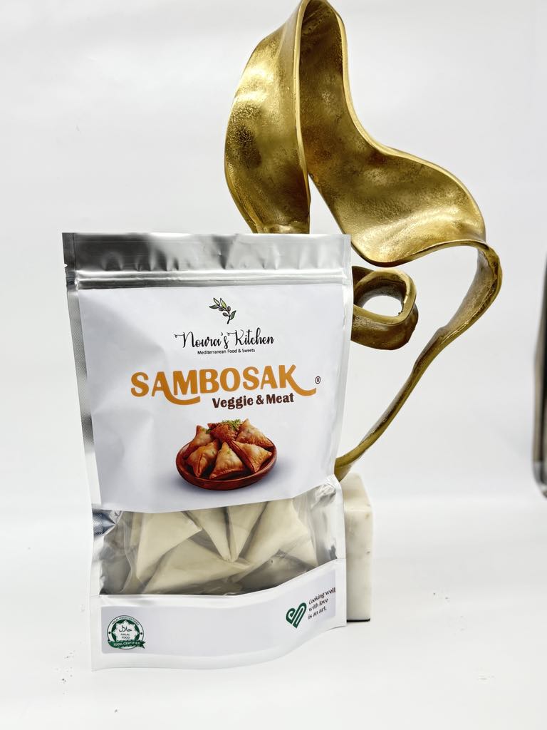 Noura's kitchen Frozen Sambosak meat & veggies 24pcs