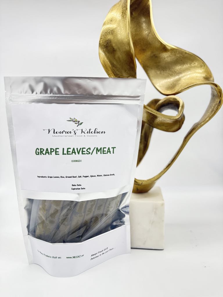 Noura's kitchen Frozen Grapes Leaves with minced meat 1bg