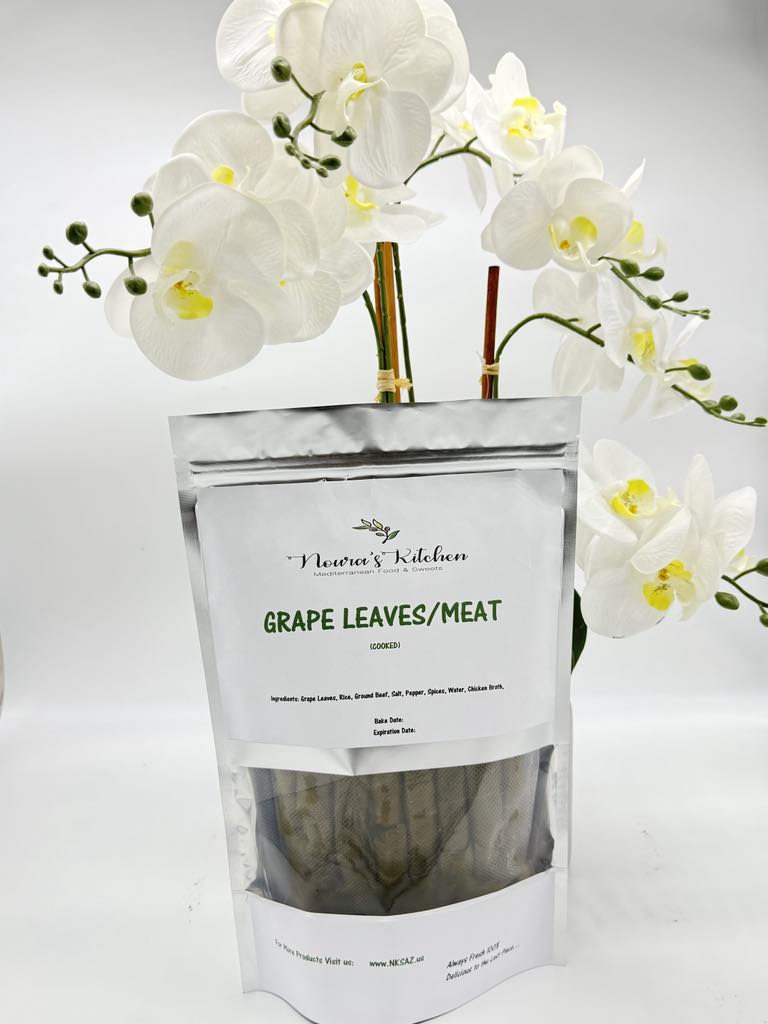 Noura's kitchen Frozen Grapes Leaves with minced meat 1bg