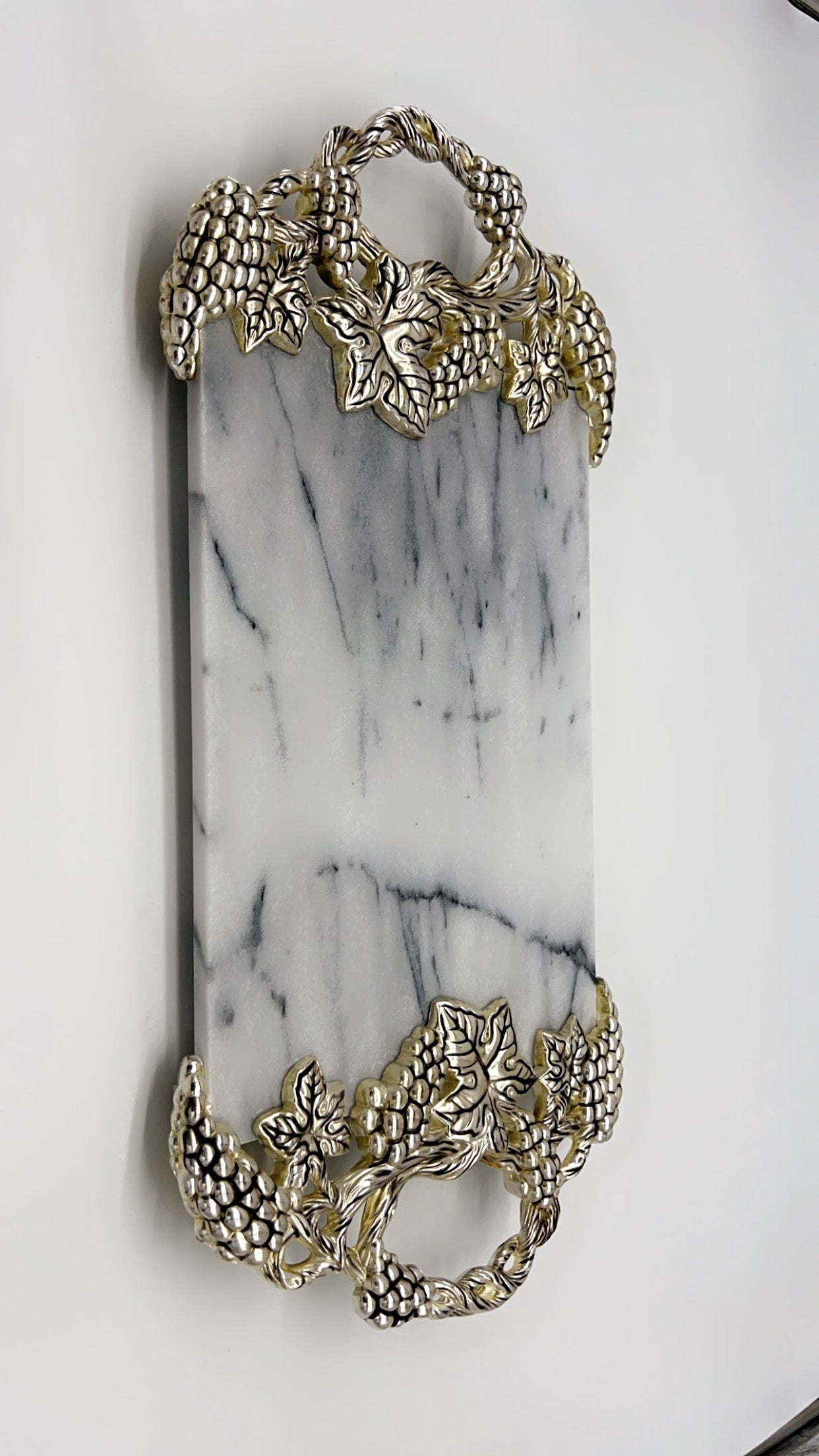 Noura's Kitchenware Vintage White Marble Tray