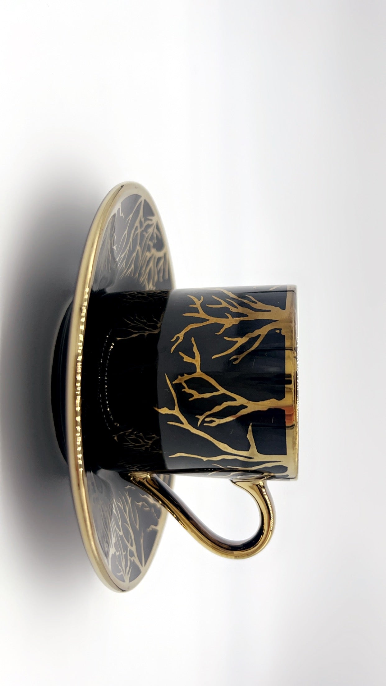 Noura's Kitchenware Black&Gold Coffee Set