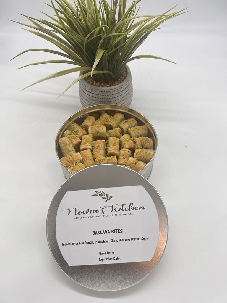 Noura's Kitchen Pistachio Baklava Bites 2.0lb