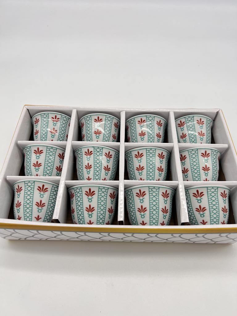 Noura's Kitchenware Traditional Stylish Coffee Cups 12pcs