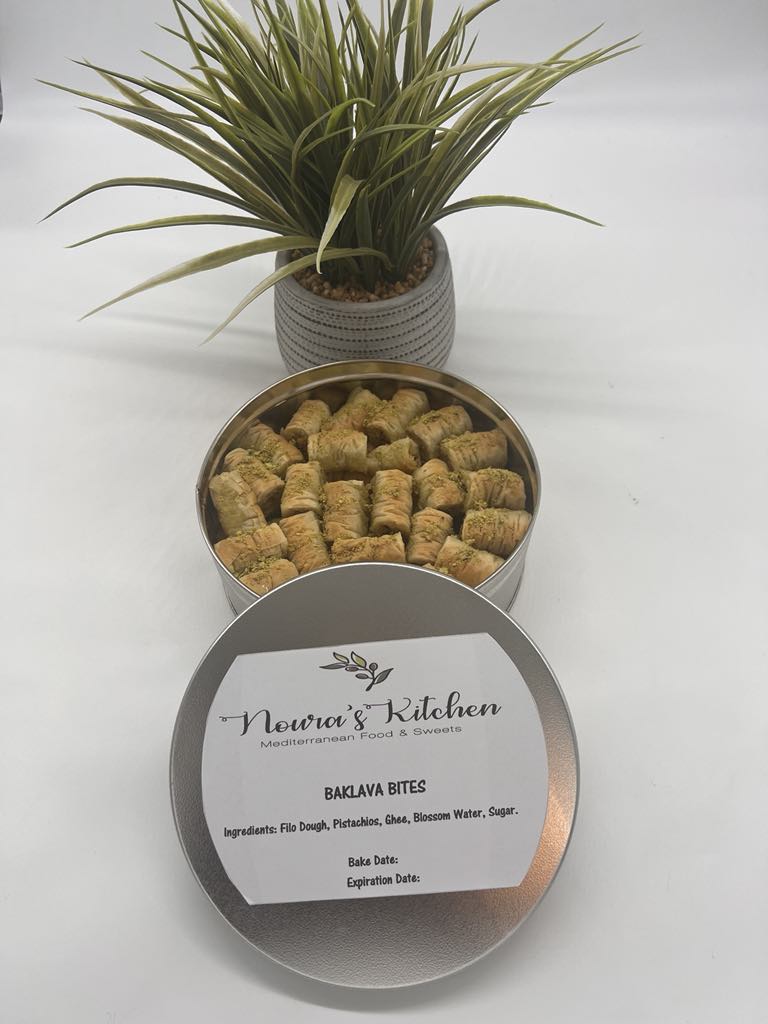 Noura's Kitchen Pistachio Baklava Bites 2.0lb