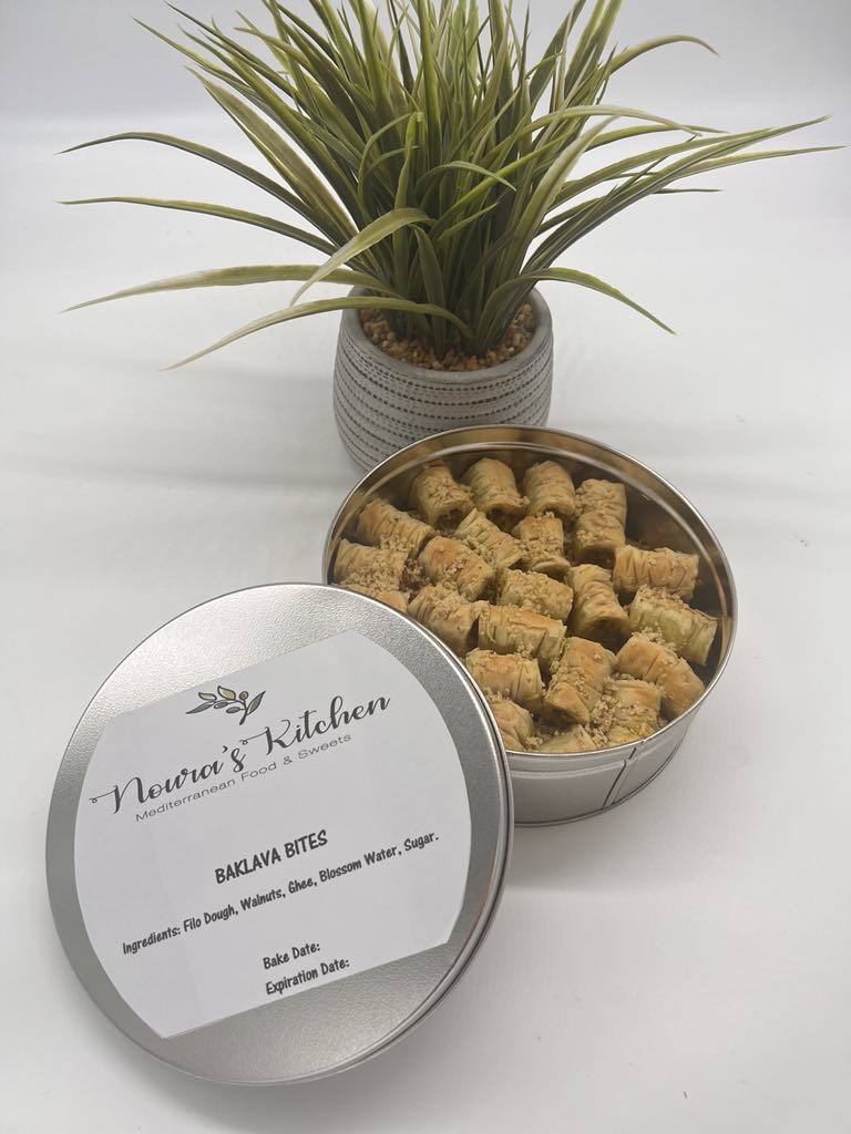 Noura's Kitchen Walnuts Baklava Bites 2.0lb