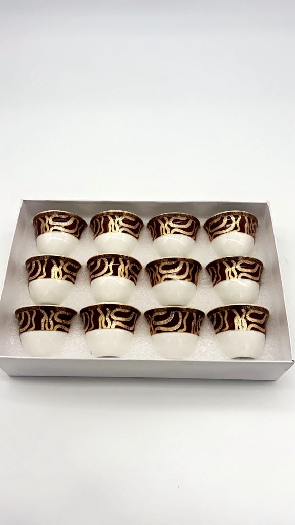 Noura's Kitchenware Traditional Stylish Coffee Cups 12pcs