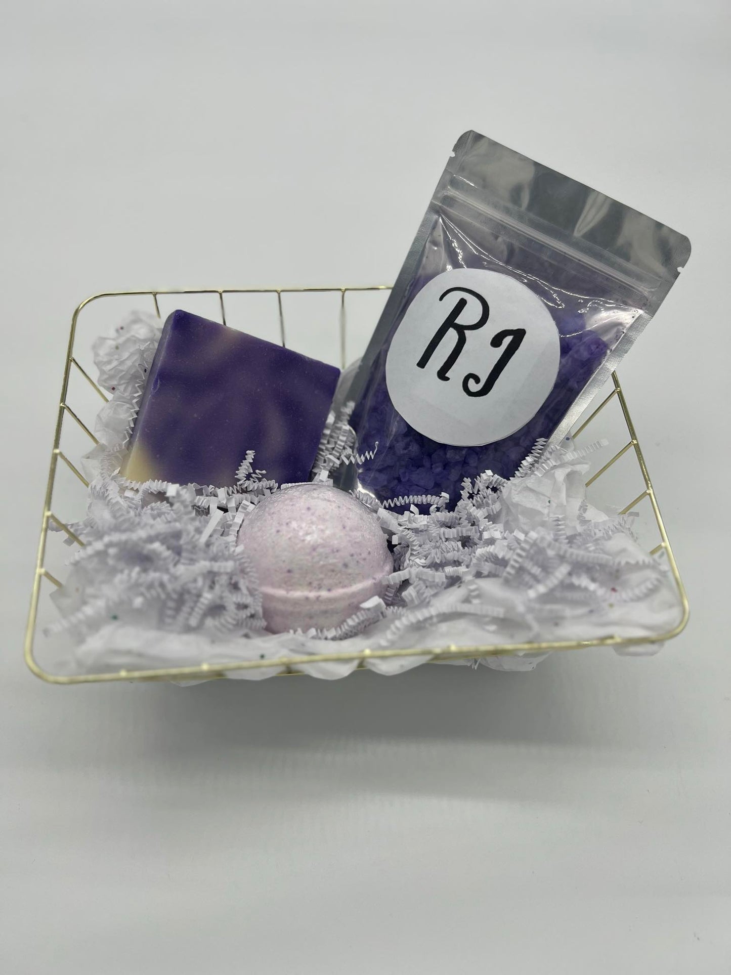 RJ Vegan Soap's by NKS Lavender Basket 2