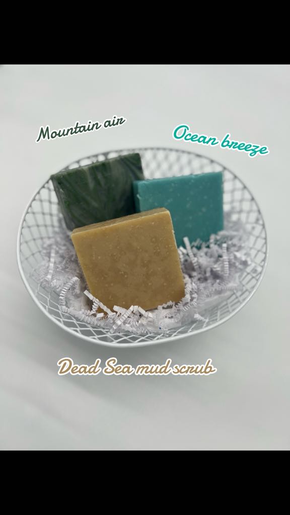 RJ Vegan Soap's by NKS 3pcs Basket
