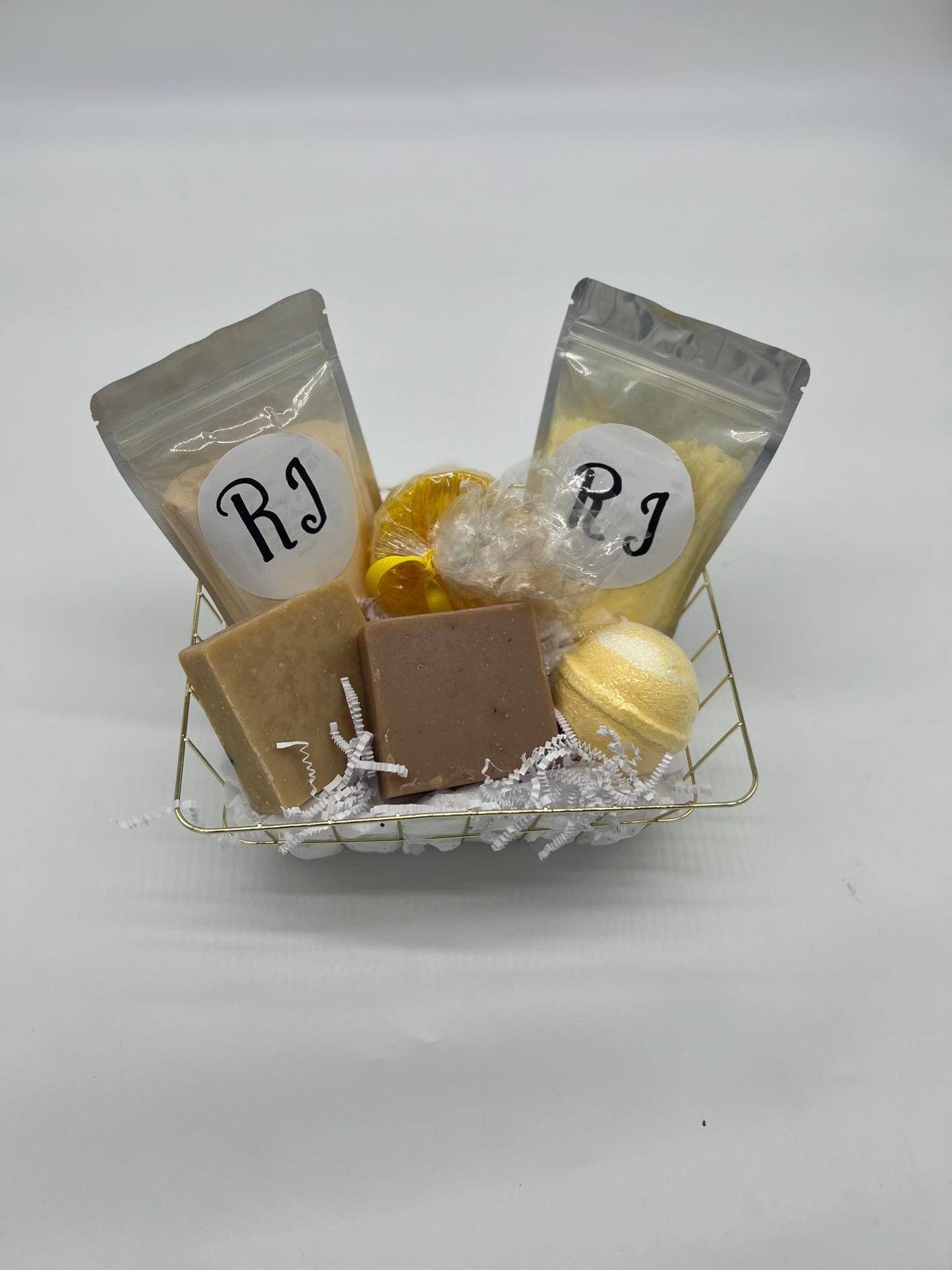 RJ Vegan Soap's by NKS Lemon Haze Basket 1