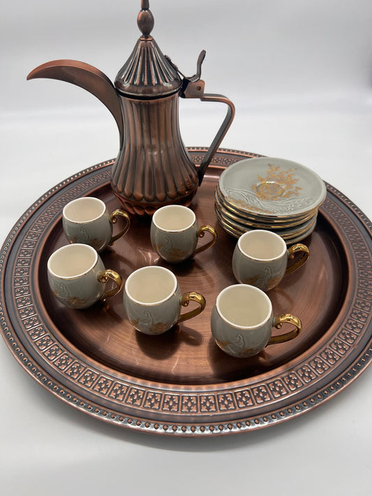 Noura's Kitchenware vintage copper style coffee set