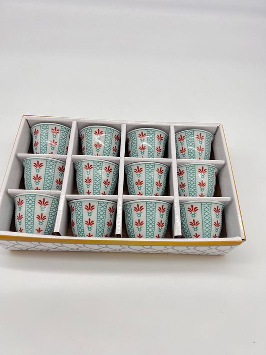 Noura's Kitchenware Traditional Stylish Coffee Cups 12pcs