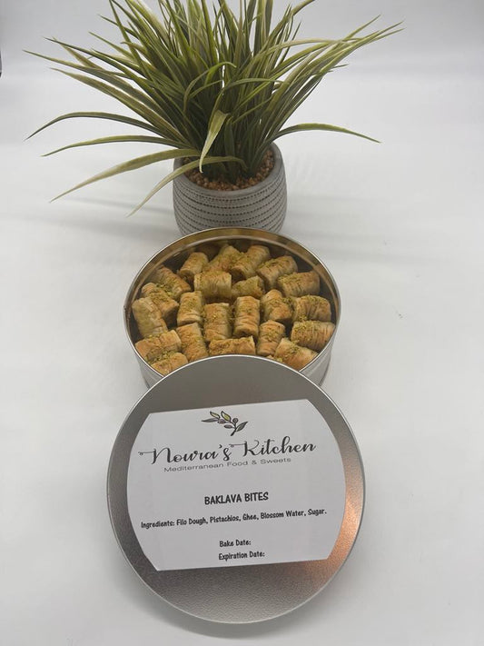 Noura's Kitchen Pistachio Baklava Bites 2.0lb