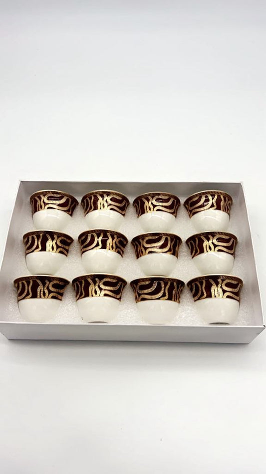 Noura's Kitchenware Traditional Stylish Coffee Cups 12pcs