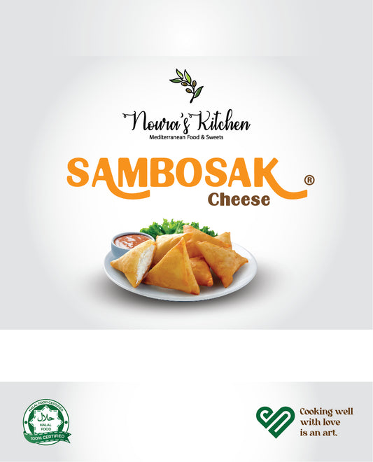Noura's kitchen Frozen Sambosak cheese 24pcs