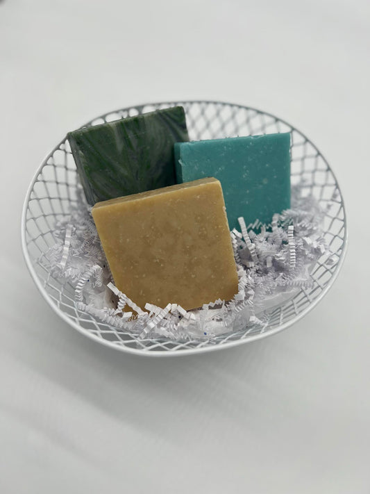 RJ Vegan Soap's by NKS 3pcs Basket