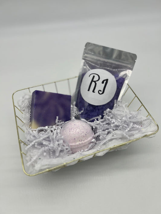 RJ Vegan Soap's by NKS Lavender Basket 2