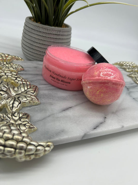 RJ Vegan Sugar Scrub & Bath bomb by NKS