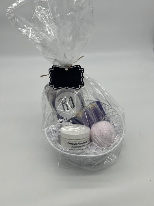 RJ Vegan Soap's by NKS Lavender Basket 1